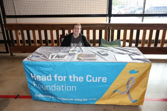 The Head for the Cure Foundation table